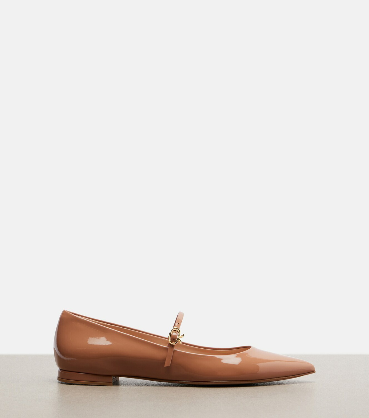 Gianvito Rossi Patent leather Mary Jane flats