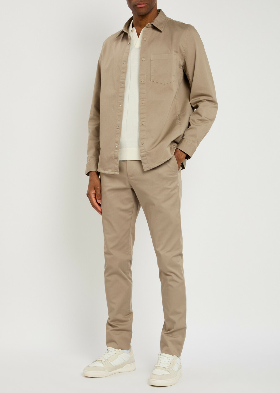 Lestrange Stretch-cotton Overshirt Beige