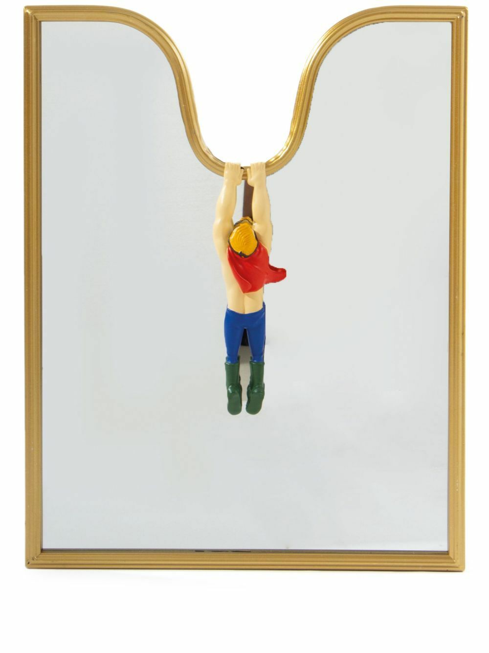 Seletti Gold-Tone Circus Mirror Seletti