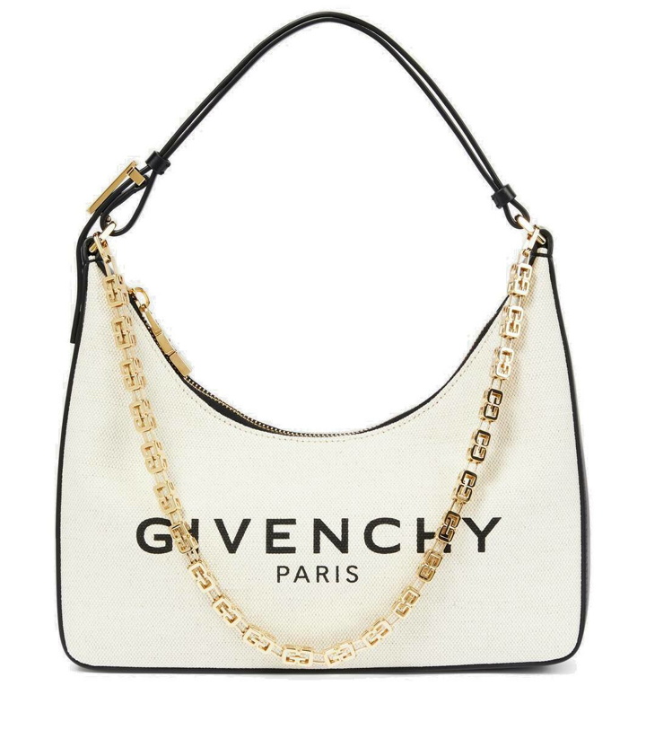 Photo: Givenchy Moon Cut Out Small canvas shoulder bag