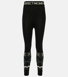 Perfect Moment Nordic intarsia wool leggings