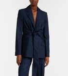 Gabriela Hearst Grant denim blazer