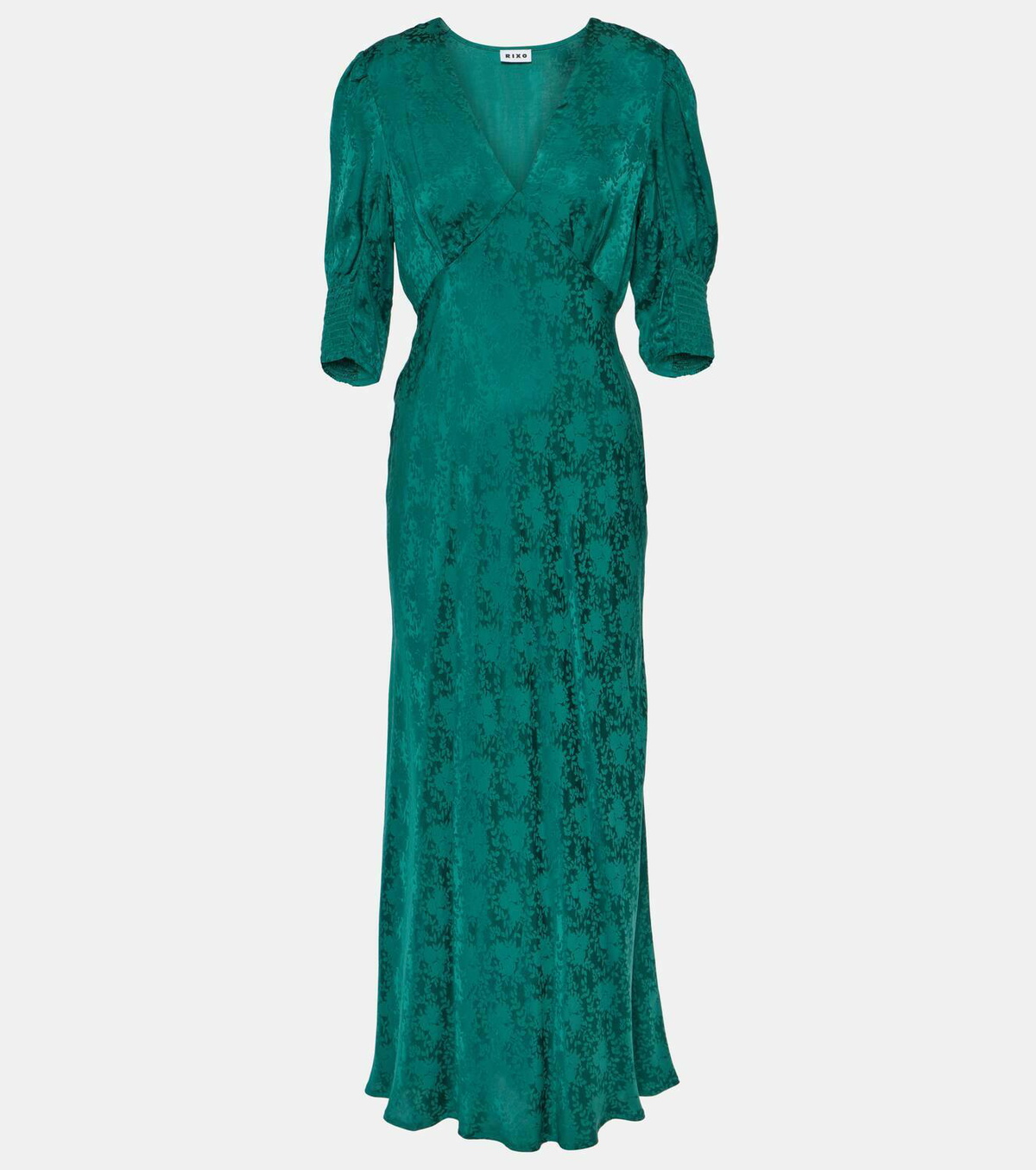 Rixo Zadie floral jacquard crpe midi dress Rixo Rixo Zadie floral jacquard crpe midi dress Rixo