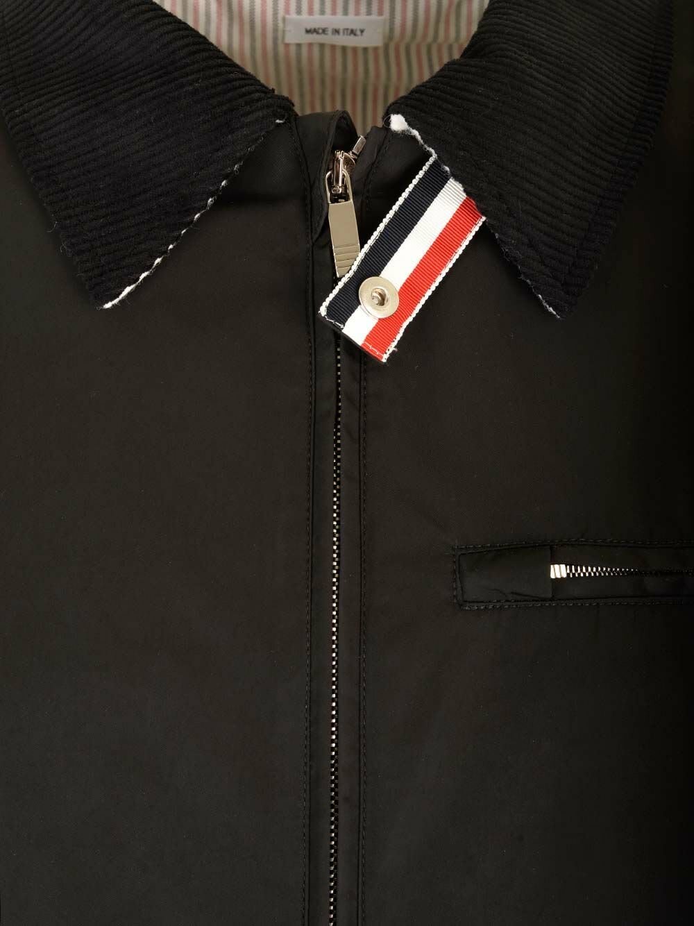 Thom Browne｜JACKETS (CONCEALED ZIP GOLF JACKET IN 2 PLY Thom Browne Concealed Zip Golf Jacket Thom Browne