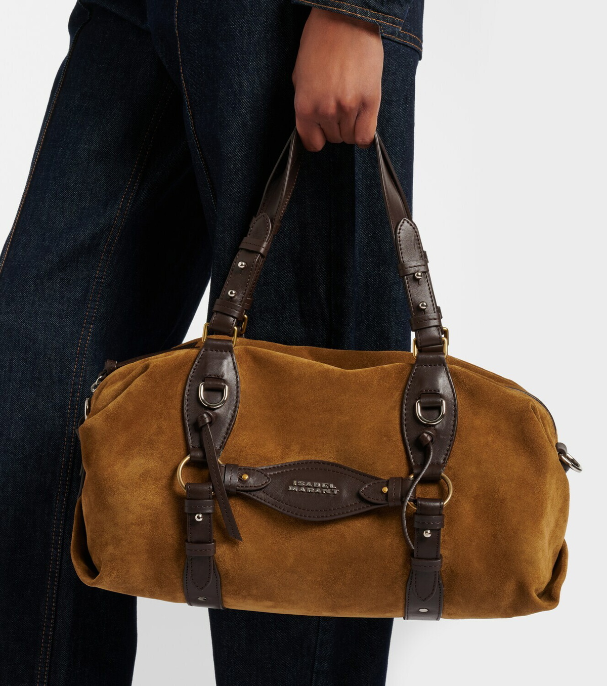 Isabel Marant Tilpa Medium suede shoulder bag