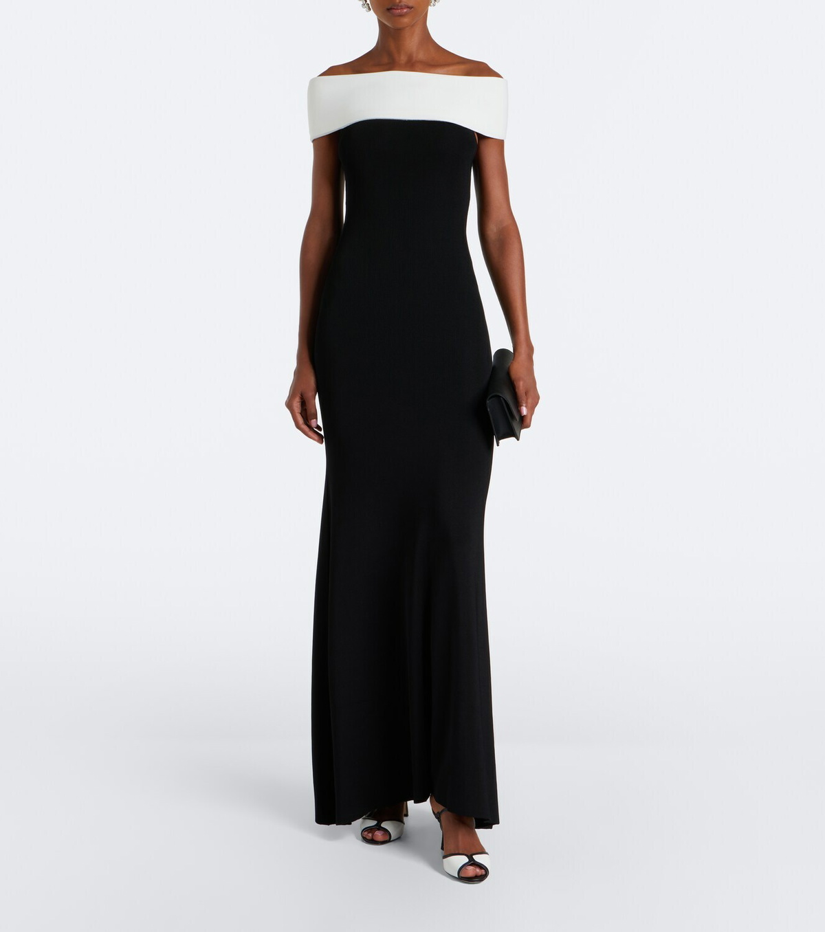 Roland Mouret Off-shoulder gown