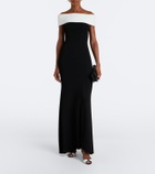 Roland Mouret Off-shoulder gown