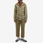 Battenwear Men's Travel Shell Parka Jacket in Od Green/Khaki