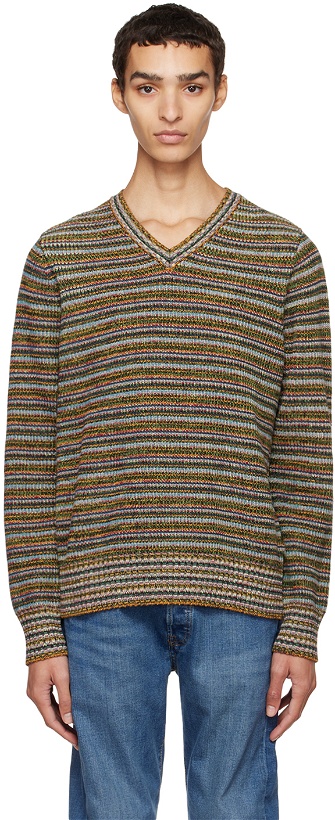 Photo: Wood Wood Multicolor Vagn Sweater