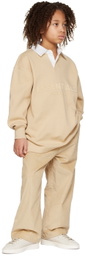 Essentials Kids Beige Relaxed Trousers