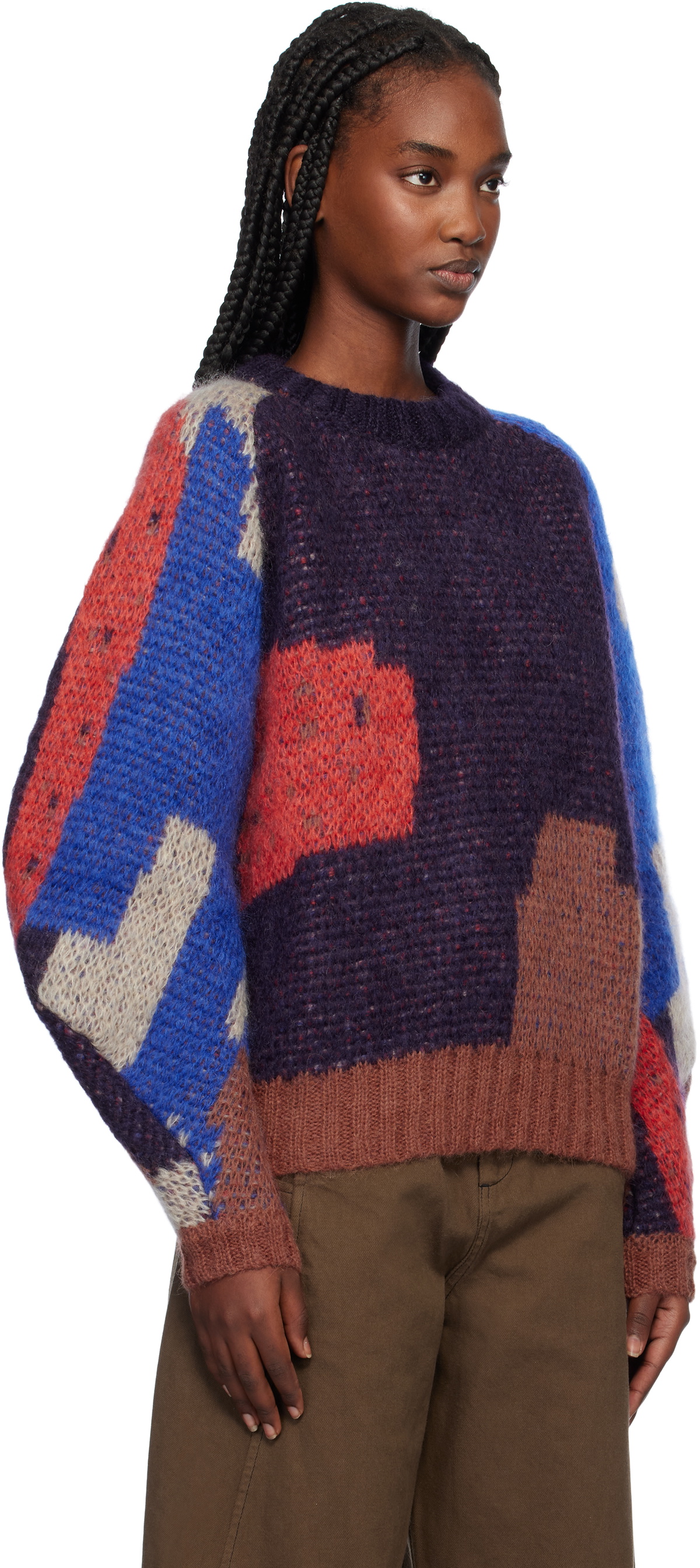 Henrik Vibskov Multicolor Mohairy Knit Sweater Henrik Vibskov