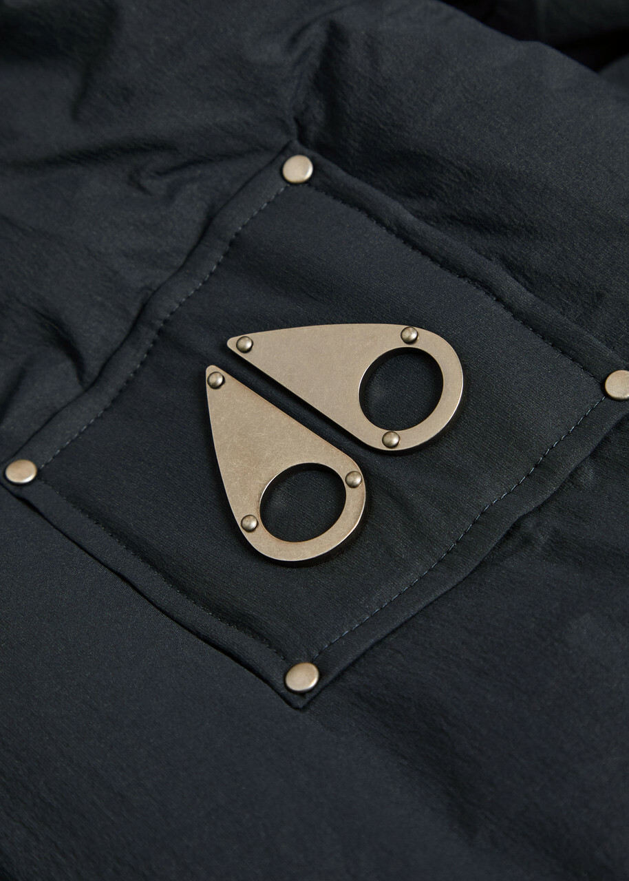 Moose Knuckles Everest 3Q Shell Puffer Coat Navy