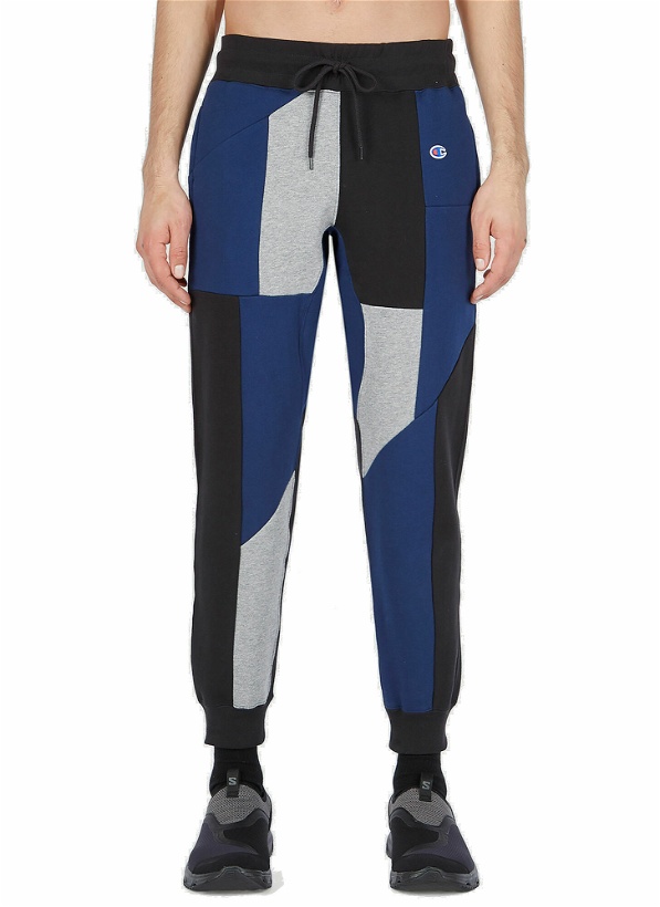 Photo: Champion x Anrealage - Contrast Panel Track Pants in Dark Blue