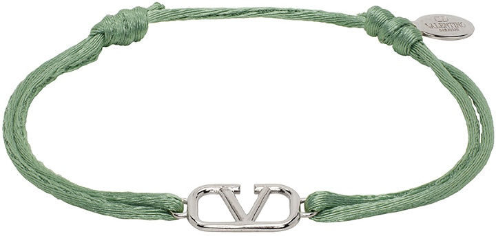 Photo: Valentino Garavani Green VLogo Bracelet