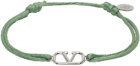 Valentino Garavani Green VLogo Bracelet