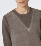 Maison Margiela Printed virgin wool sweater