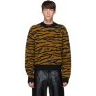Johnlawrencesullivan Brown and Black Tiger Sweater