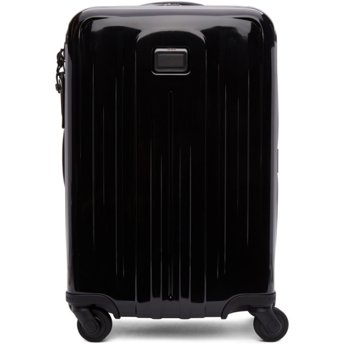 Photo: Tumi Black International Expandable 4 Wheeled Carry-On Suitcase