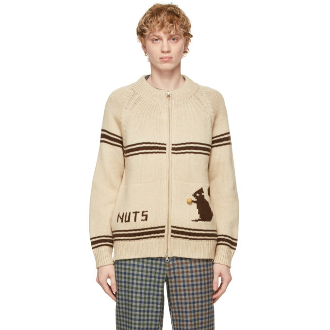 Photo: Bode Beige Nuts Cardigan