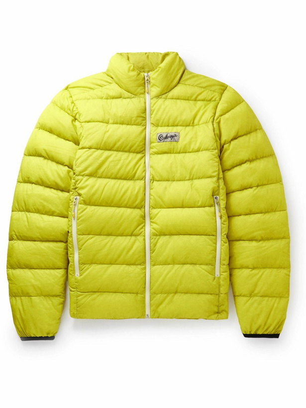 Photo: OSTRYA - Quilted Ripstop Down Jacket - Yellow