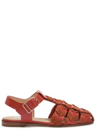 Gabriela Hearst Willow Leather Sandals Orange