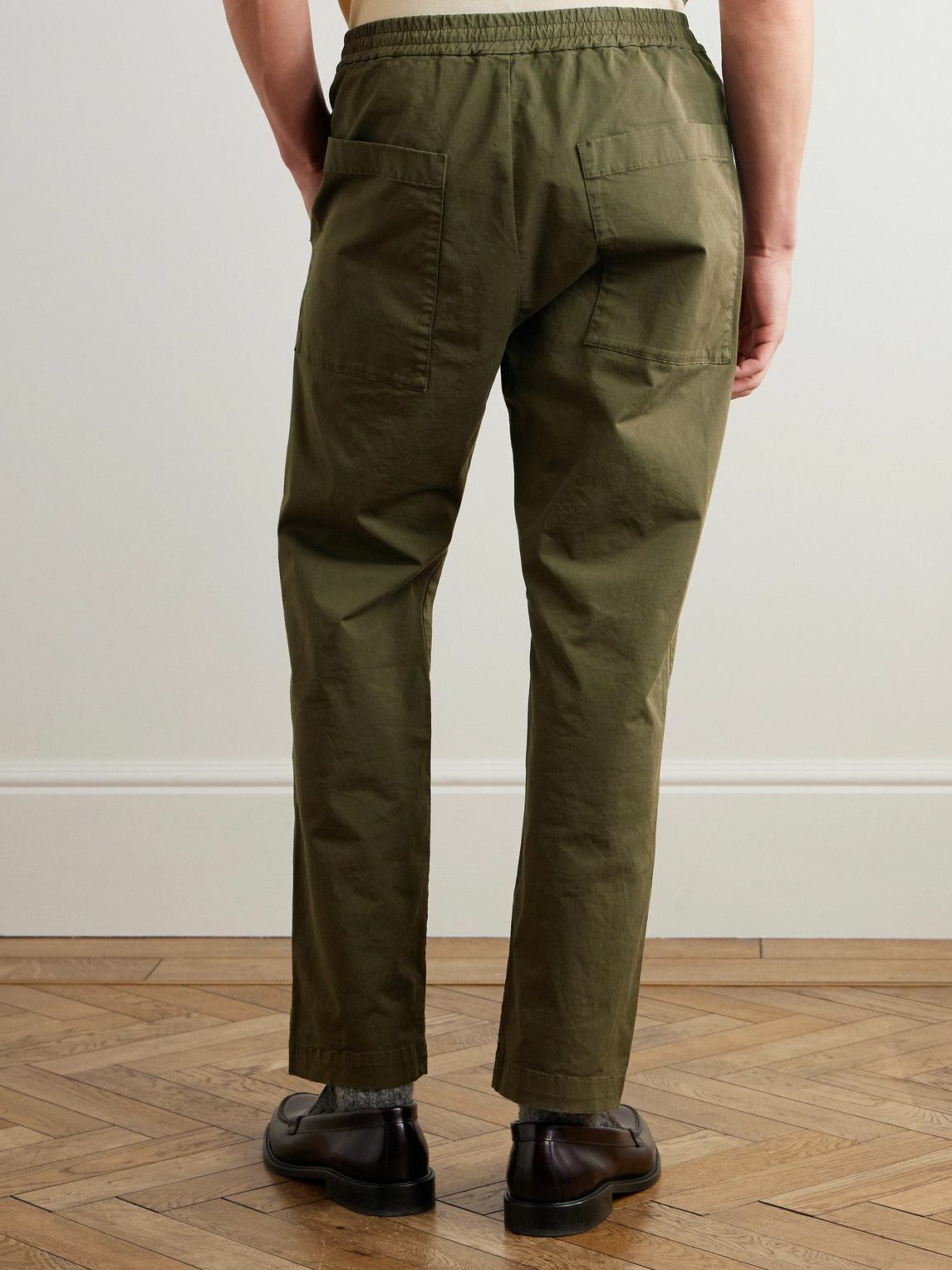 Barena £275 Charcoal Cotton Pull-On Pants XS