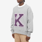 Kenzo Paris Men's College Exagerated Sweat in Pearl Grey