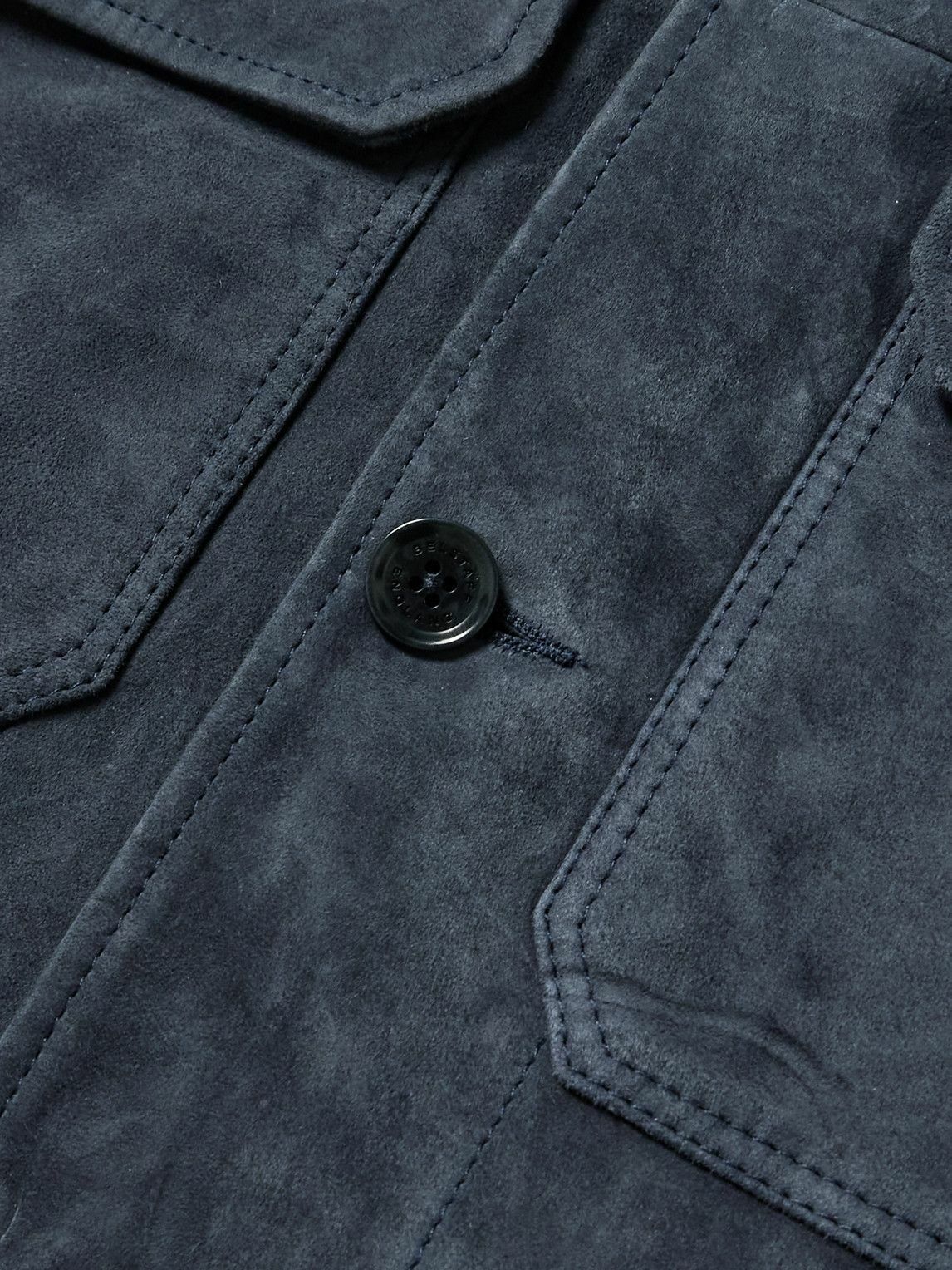 Belstaff - Waypoint Suede Overshirt - Blue