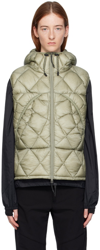 Photo: ROA Green Diamond-Quilted Down Vest