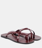 The Row Link leather sandals