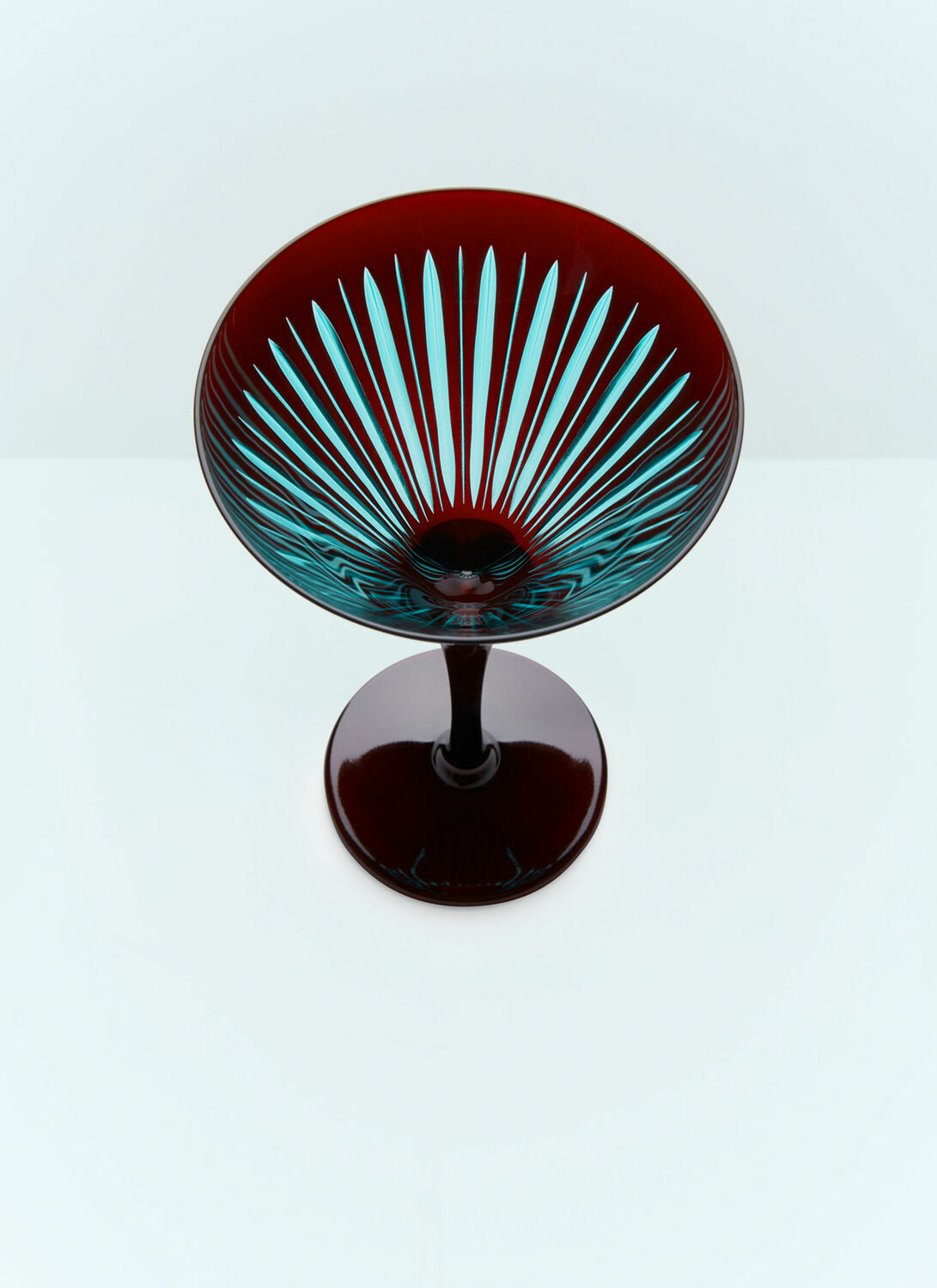 L'Objet Set Of Four Prism Martini Glasses
