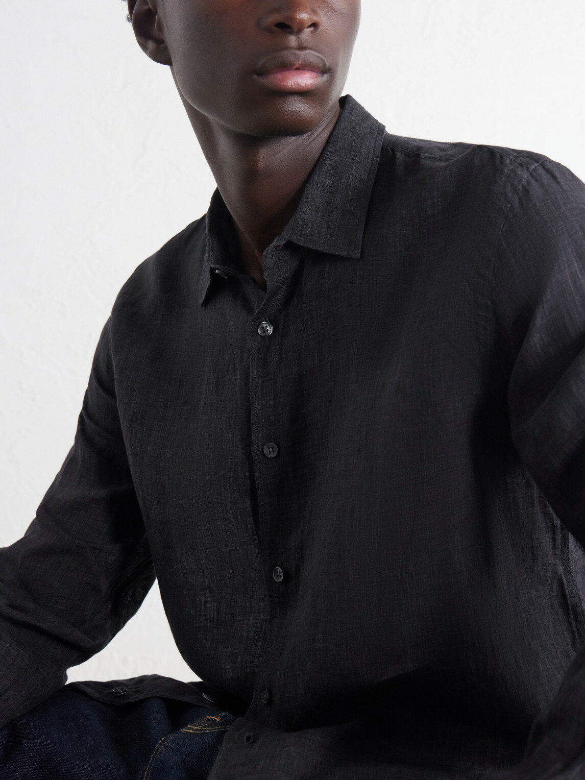 Orlebar Brown - Giles Linen Shirt - Gray