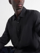 Orlebar Brown - Giles Linen Shirt - Gray