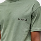 KAVU Men's Compass T-Shirt in Dark Forest