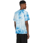 Aries Blue Tie-Dye Temple T-Shirt