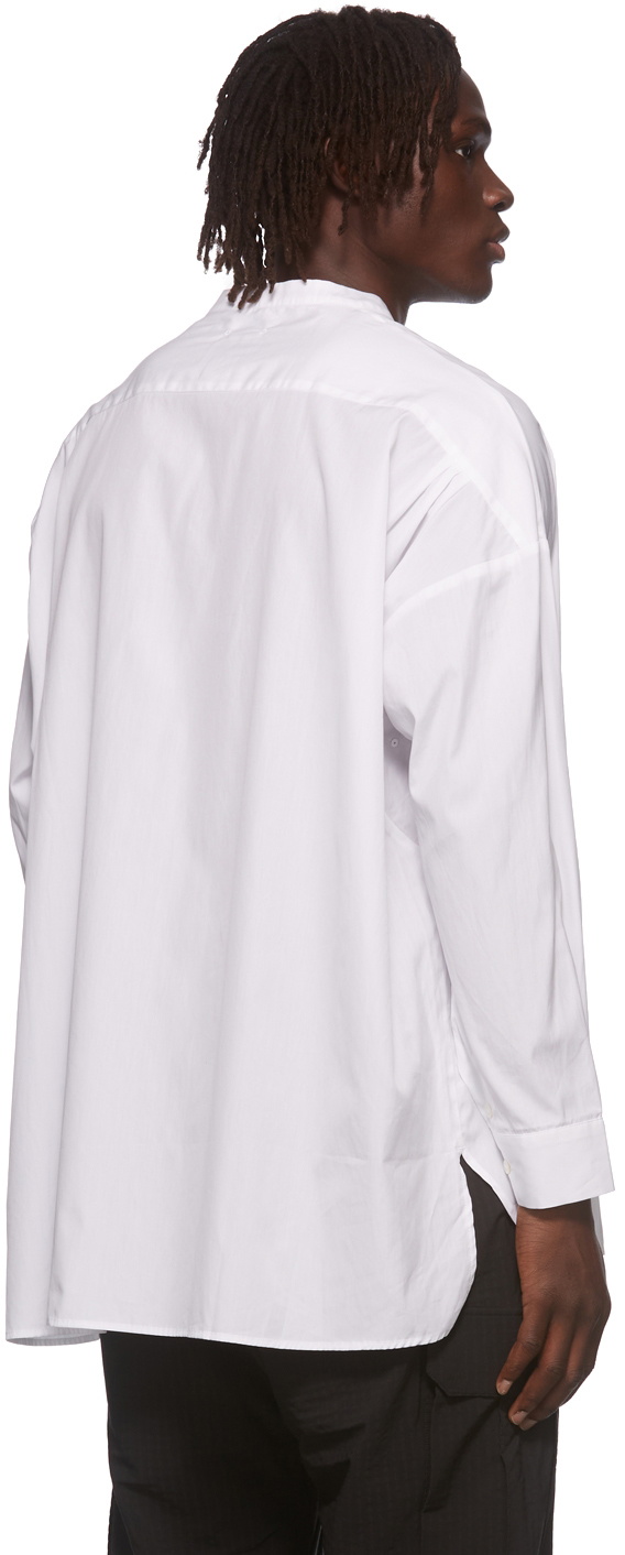 Gramicci White Sophnet Edition Band Collar Shirt Gramicci