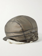 Undercover - Logo-Appliquéd Faux Shearling-Lined Shell Cap - Gray