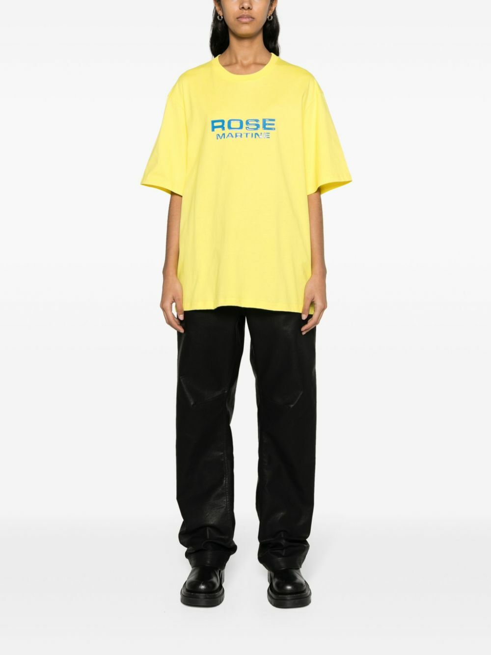 Martine Rose Logo-Print Cotton T-Shirt
