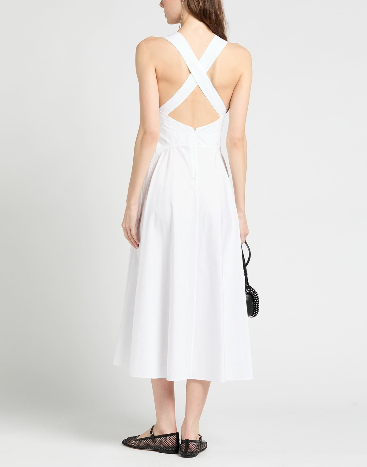 Alaïa Womens Midi dress in White