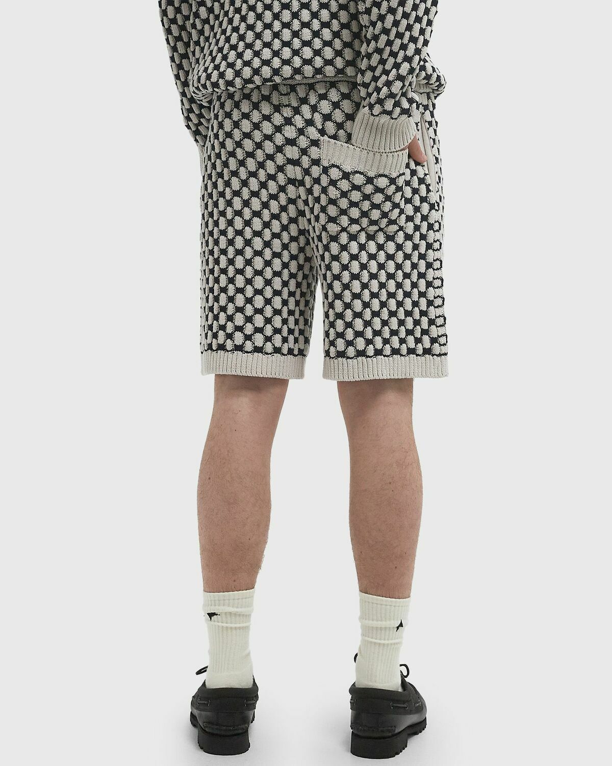 CLOSED KNITTED SHORTS Beige Mens Cargo Short