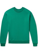 Entireworld - Cotton-Blend Jersey Sweatshirt - Green