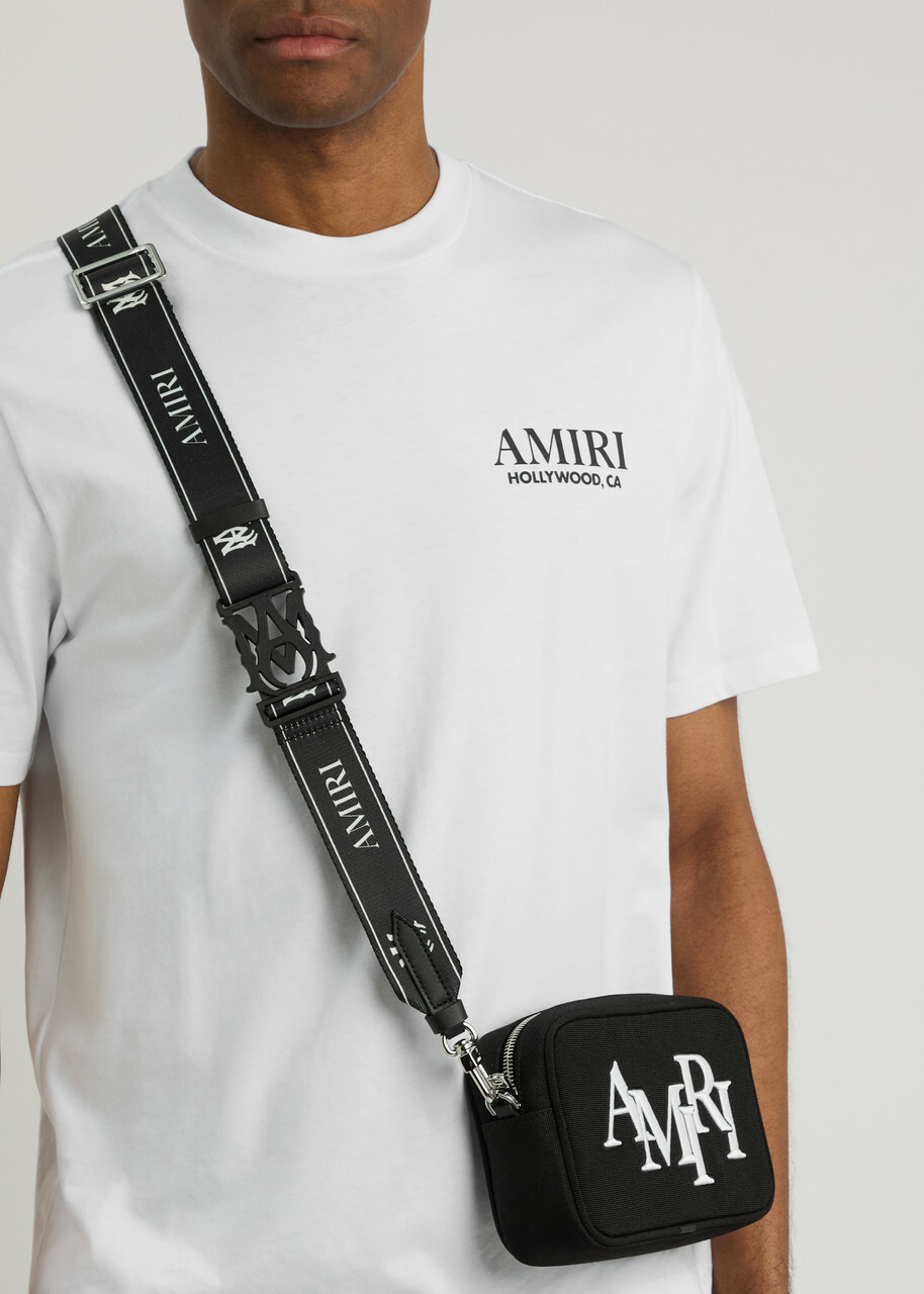 Amiri Staggered Canvas Camera bag - Black - One Size Amiri