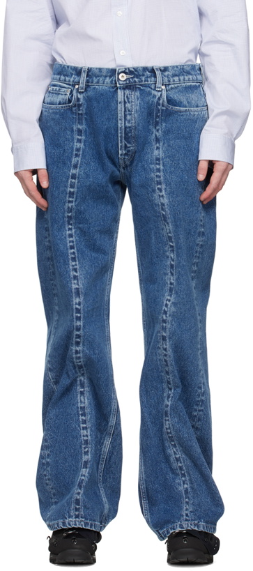 Photo: Y/Project Blue Classic Wire Jeans