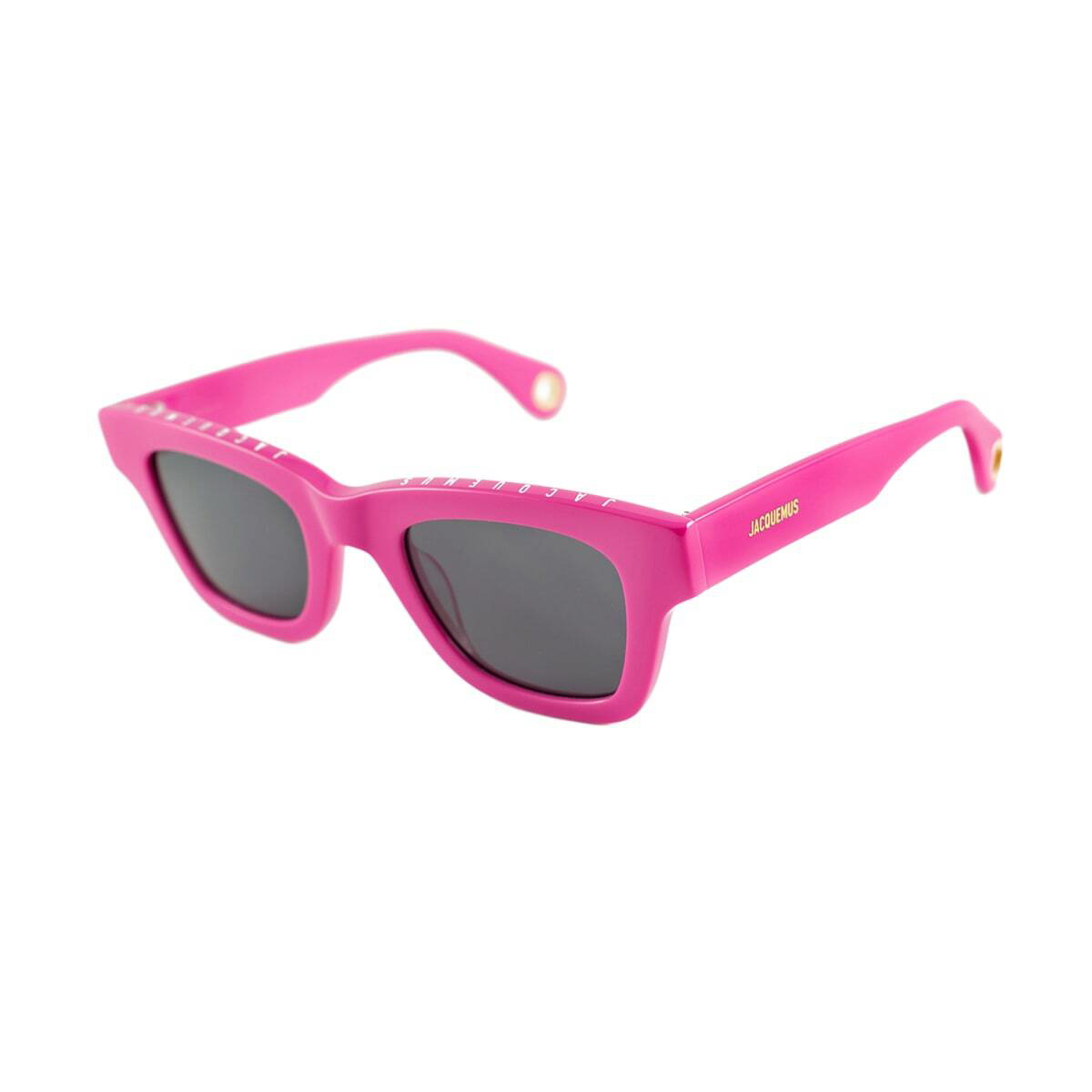 Jacquemus Sole - Matt Putty / Amber Lens Sunglasses Jacquemus