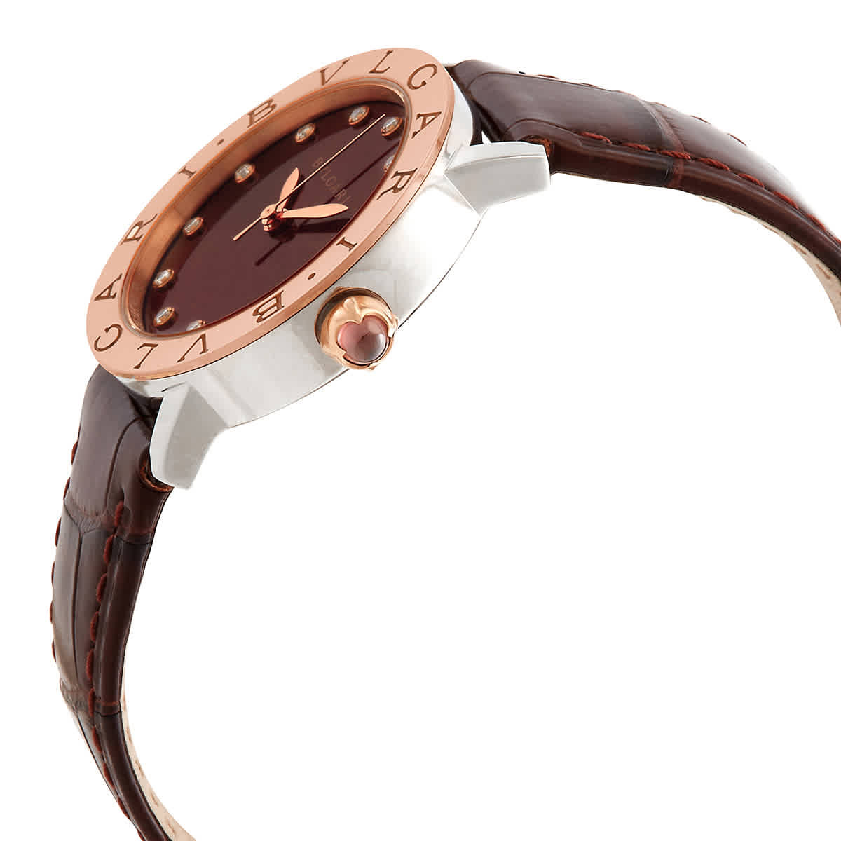 Bvlgari Automatic Diamond Red Dial Watch BBL33C11SPGLC1112