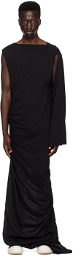 Rick Owens DRKSHDW Black Convertible Maxi Dress