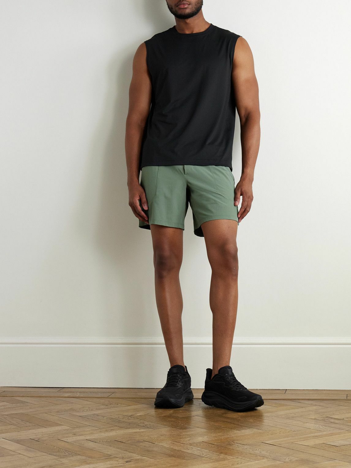 Lululemon - License to Train Linerless 7" Straight-Leg Stretch Recycled-Shell Drawstring Shorts - Green