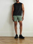 Lululemon - License to Train Linerless 7" Straight-Leg Stretch Recycled-Shell Drawstring Shorts - Green