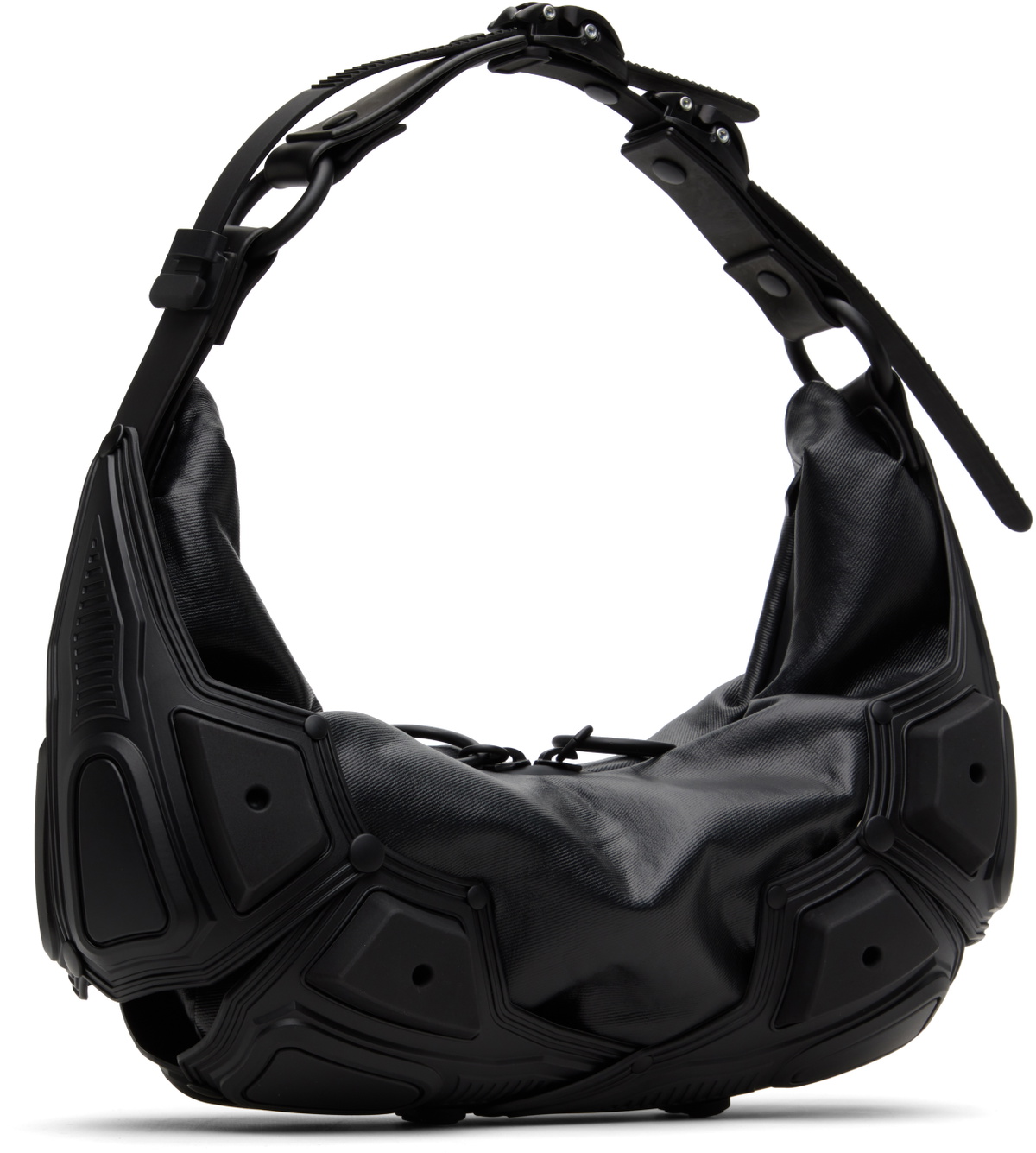 Innerraum Black Objet M02 Small Half Moon Bag