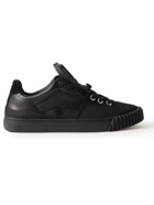 Maison Margiela - Suede-Trimmed Leather and Rubber Sneakers - Black
